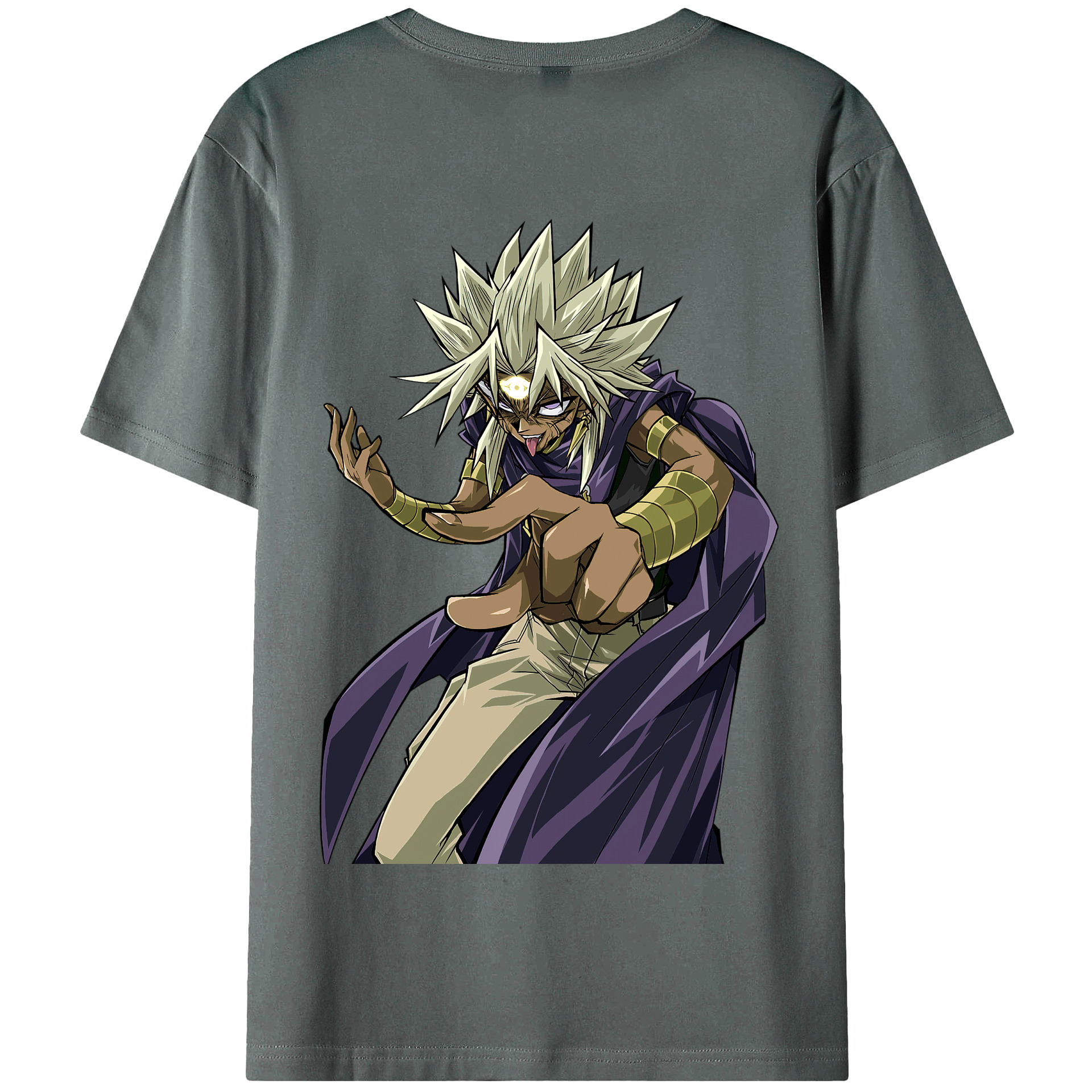 （画像用） 遊☆戯☆王 Yu-Gi-Oh! 綿100％半袖Tシャツ（背面プリント）